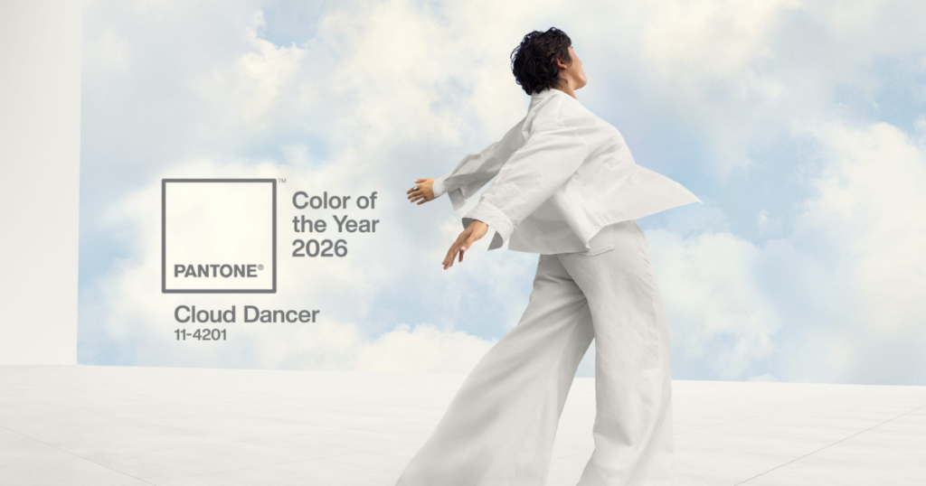 Cloud Dancer la couleur Pantone 2026